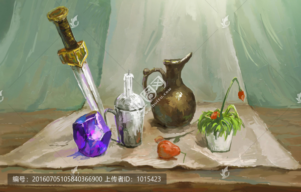 油畫靜物