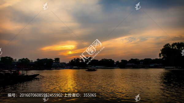 北海晚霞