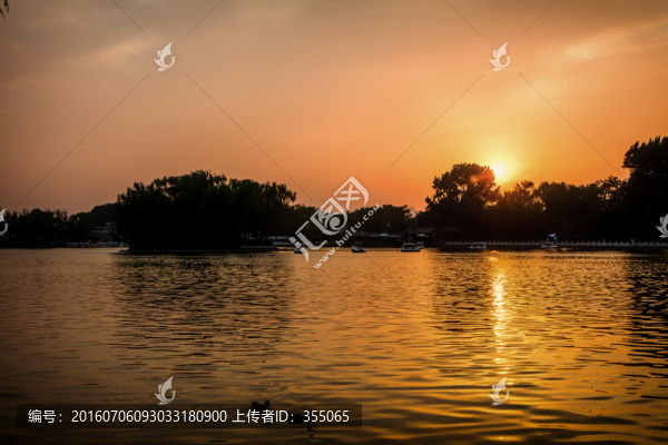 北海晚霞