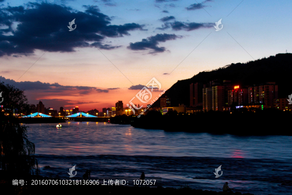 蘭州黃河夜景
