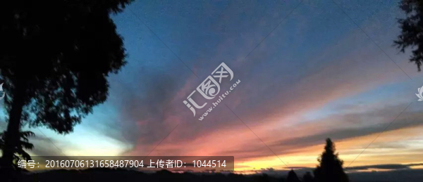 落日美景