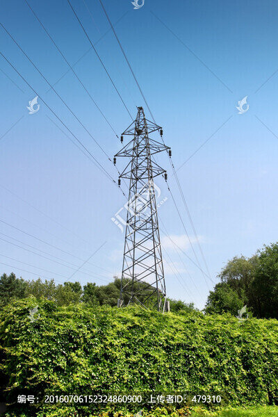 鐵塔,供電,高壓線,電塔,電力