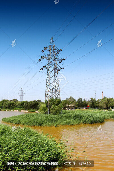 鐵塔,供電,高壓線,電塔,電力