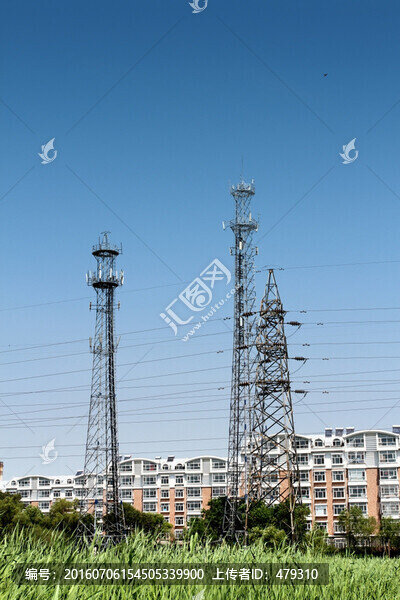 供電,高壓線,電塔,鐵塔,電力