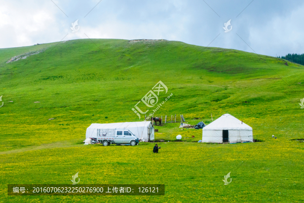 賽里木湖風光