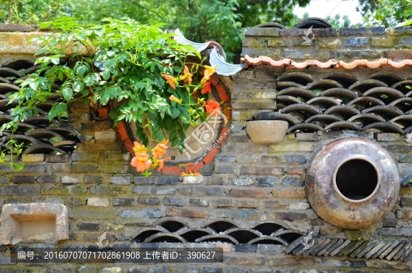 農(nóng)家院,圍墻,墻壁