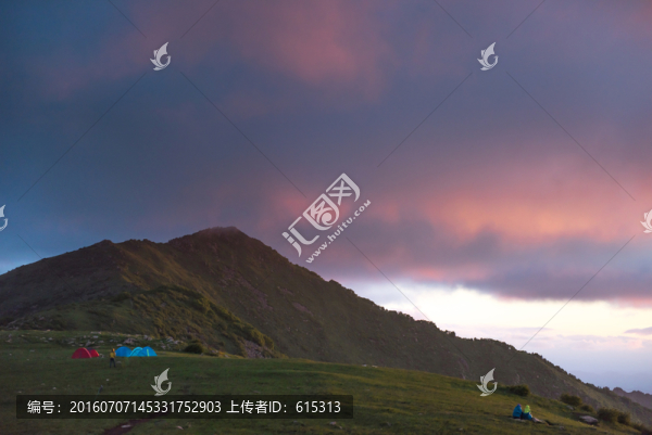 北京延慶海坨山的早晨