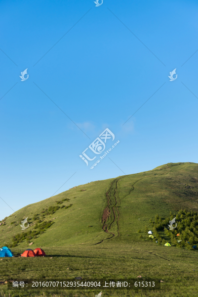 海坨山山峰