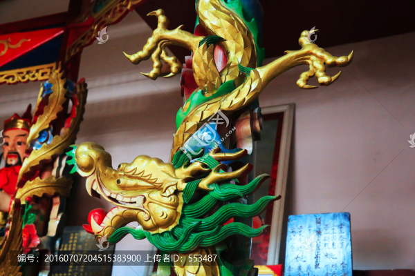 雕龍,龍柱
