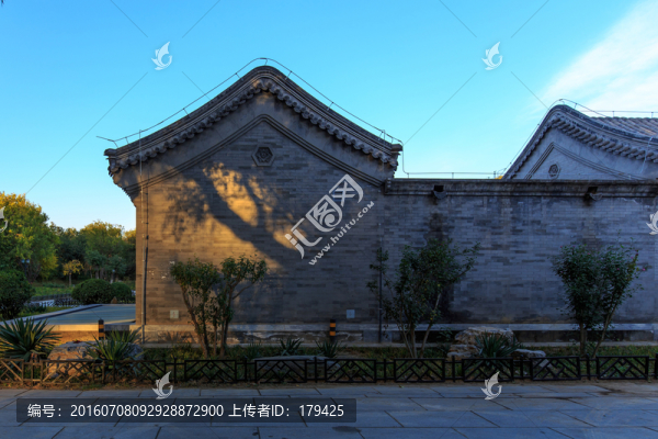 北京大學朗潤園利榮森樓一角