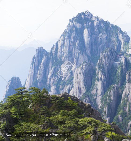 黃山,天都峰