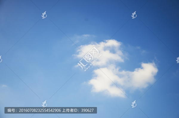 藍天白云