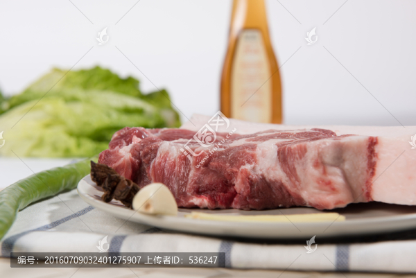 梅花肉,五花肉,有機豬肉