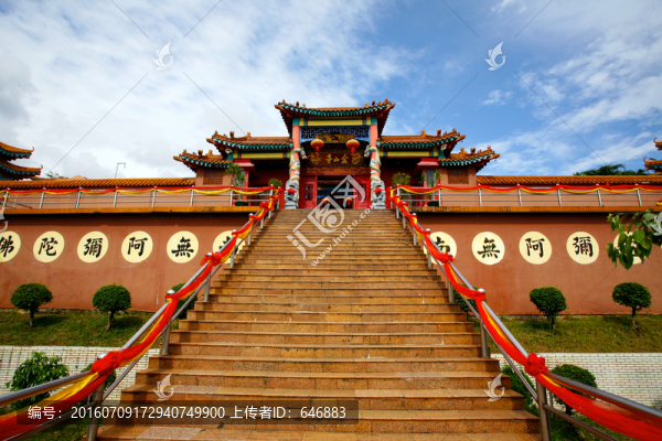 古廟,古建筑,寺廟,遺跡,全景
