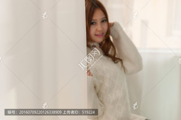 室內(nèi)美女人像