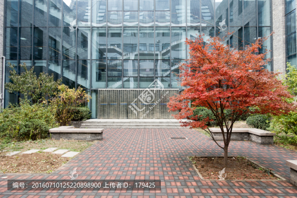 北京大學(xué)校園理科教學(xué)樓天井內(nèi)景