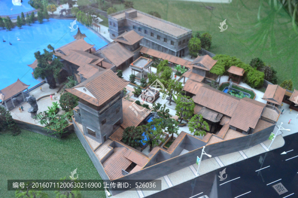 園林,建筑模型