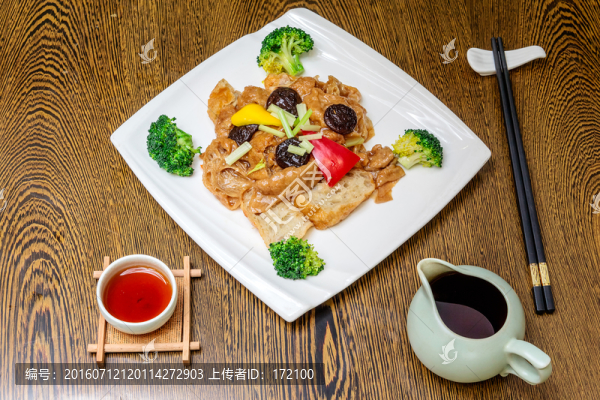 冬菇香焗面筋1