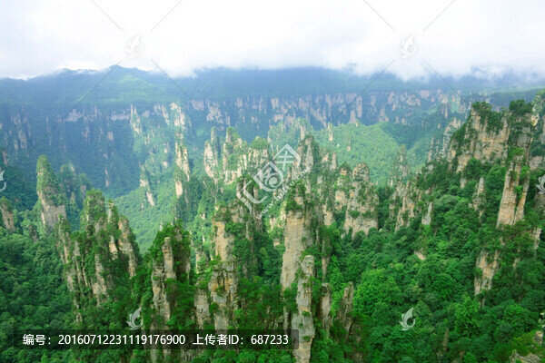 張家界,山水風(fēng)景,石林