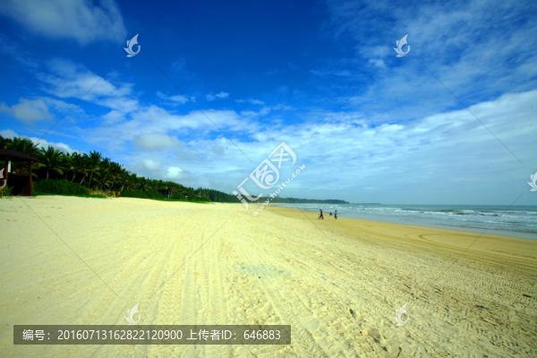 海邊,建筑,樓盤,沙灘,藍天