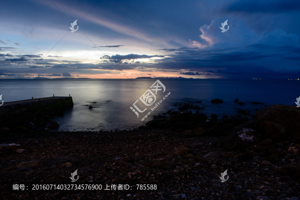 海灘夕陽(yáng)