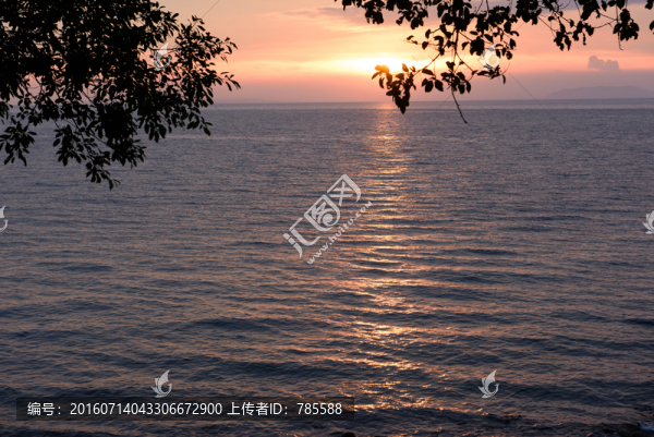 海岸日落