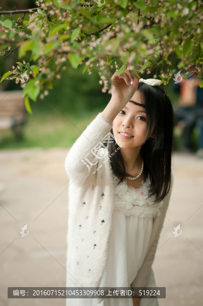 小清新美女人像