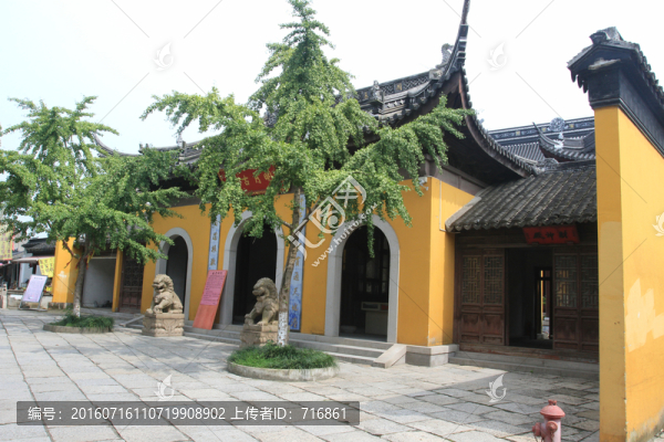 蘇州木瀆古鎮(zhèn),明月寺,山門