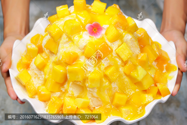 芒果雪花冰,芒果綿綿冰