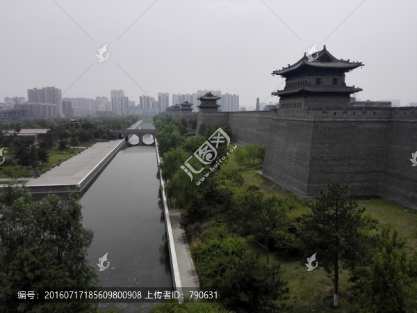 大同古城墻,一排望樓