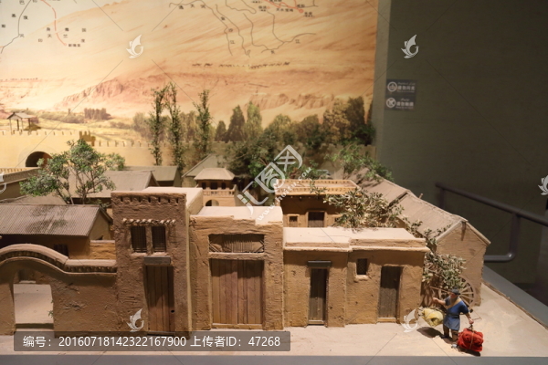 絲綢之路,沙漠,村莊,小鎮(zhèn),新疆,維族