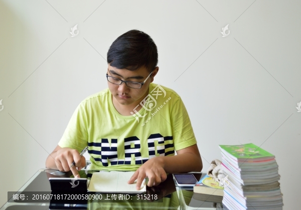 男孩,肖像,人像