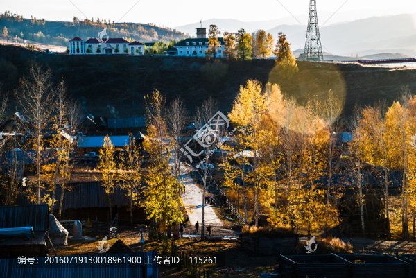 白哈巴晚景