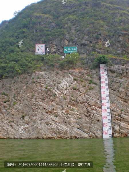 三峽風光,長江三峽,水位