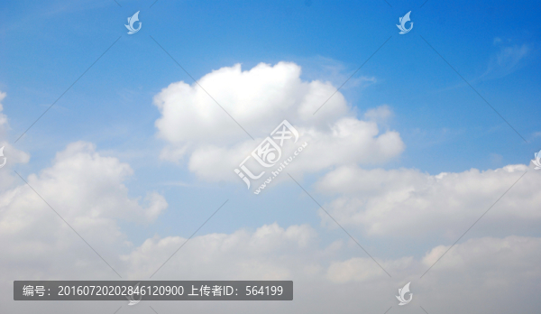 藍天白云