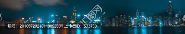 香港夜全景