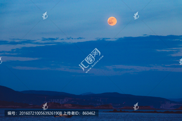 藍色夜景