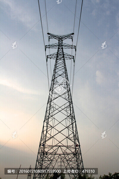 供電,高壓線,電塔,鐵塔,電線