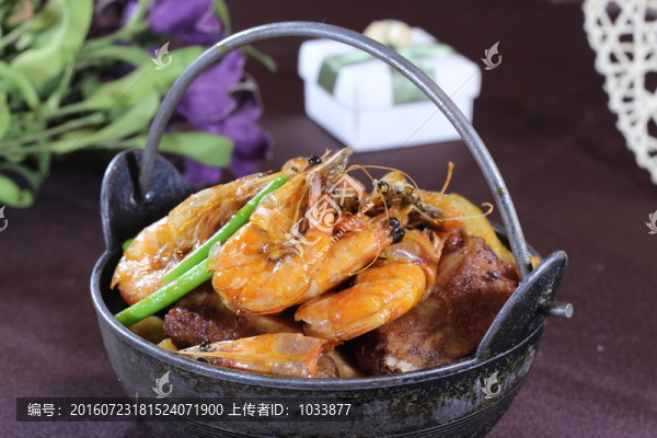 吊鍋排骨蝦