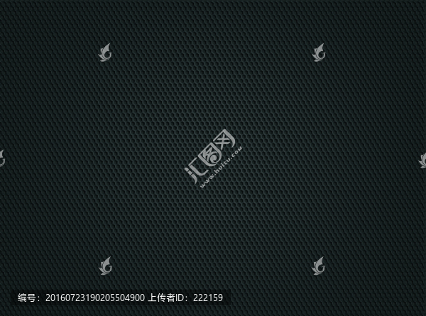 窄邊六角形底紋無分層
