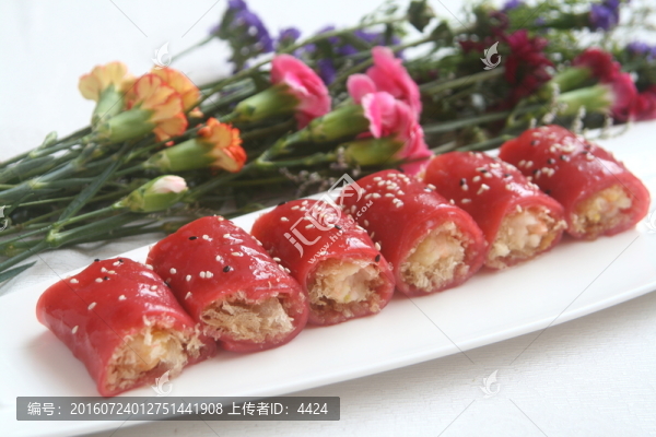 脆皮紅米腸