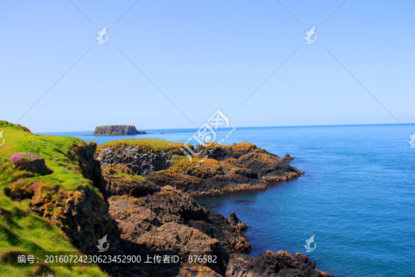礁石,大西洋海岸