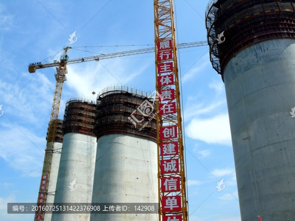 蒙華鐵路河津段工地