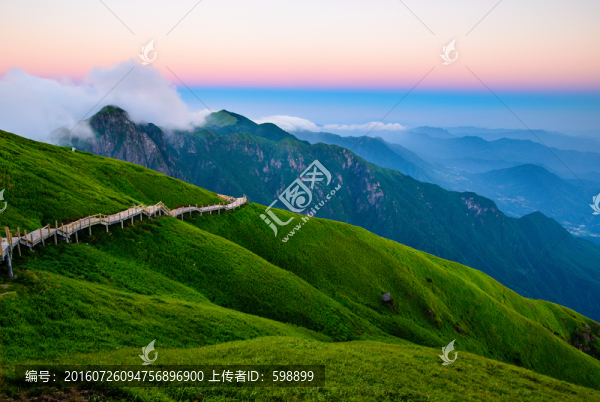 武功山草甸風光