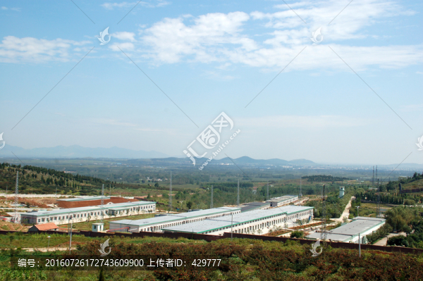 廠區(qū)全景圖,廠房,工廠
