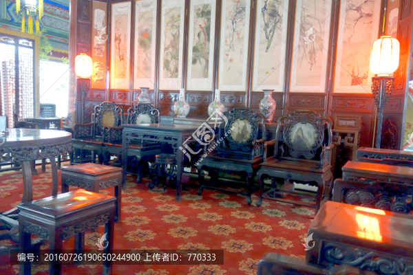 古代大廳,中堂陳列