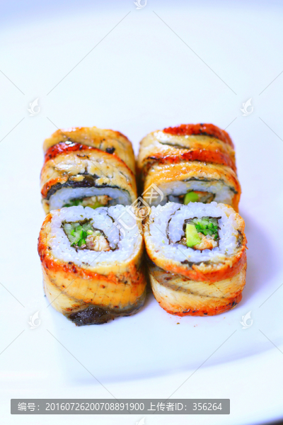 炭燒鰻魚反卷