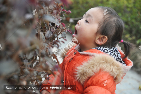 小孩,玩耍,開(kāi)心,小女孩,戶(hù)外