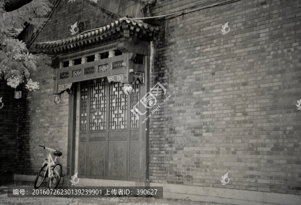 老北京街景,北京老建筑,四合院