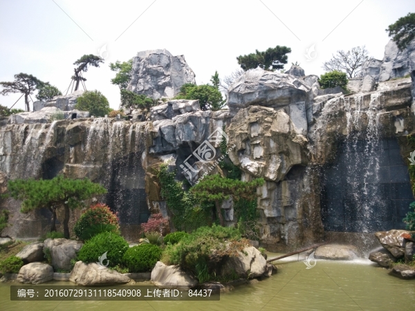 山水,假山,旅游